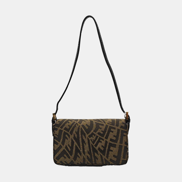 Baguette Small Fabric Brown
