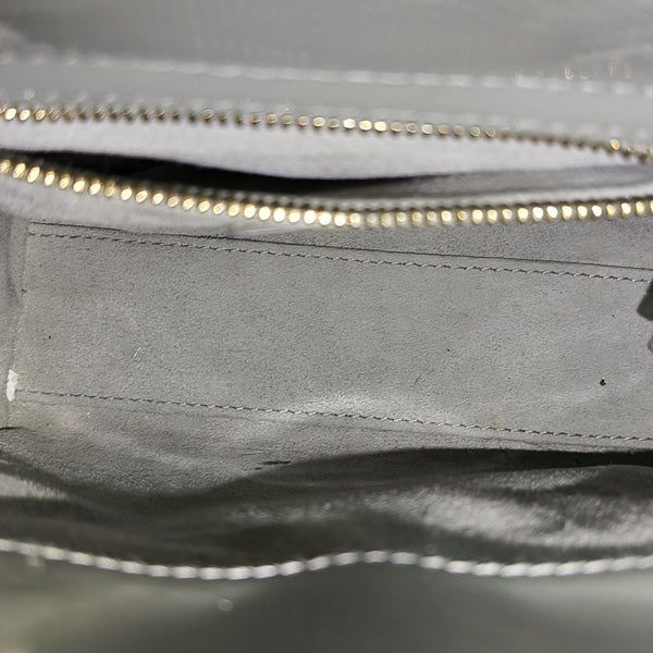 Lady Dior Mini Cannage Patent Leather Green