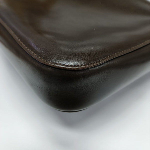 Calfskin Shoulder Bag Brown