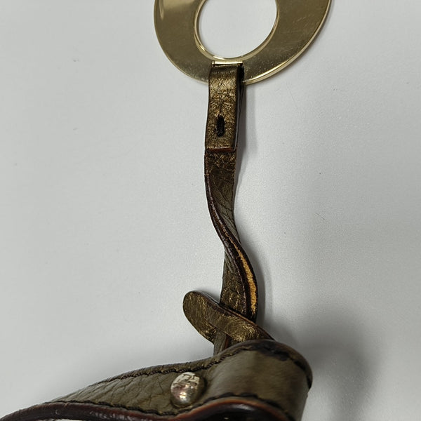 Canvas Top Handle Bag Brown