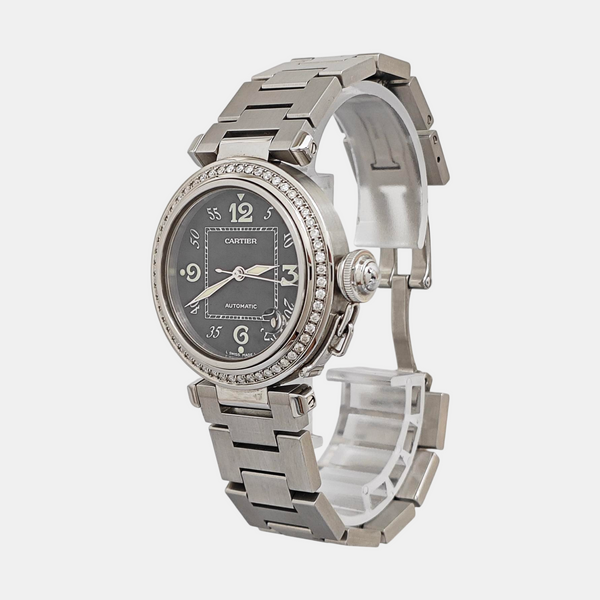 35.5mm Black Automatic Watch