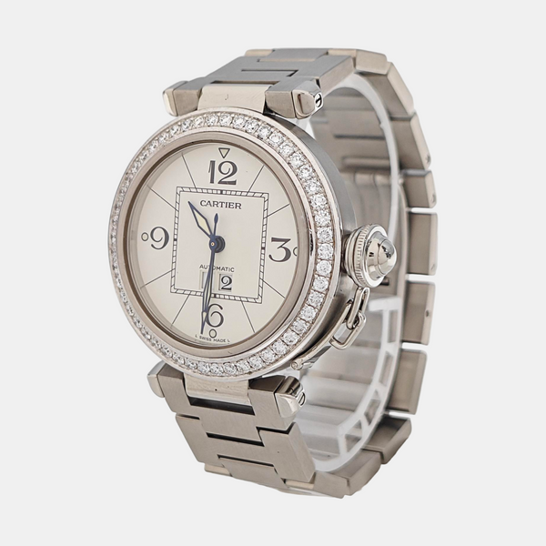 35.5mm Cream Automatic Watch
