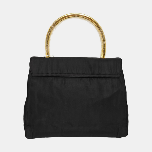 Nylon Tote Bag Black