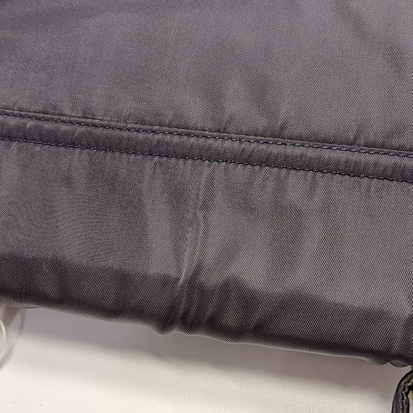 Nylon Top Handle Bag Blue