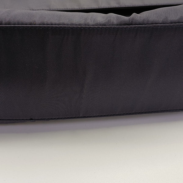 Nylon Top Handle Bag Blue