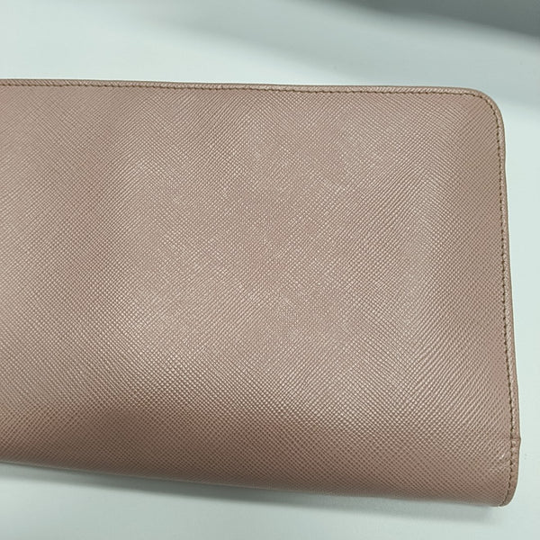 Saffiano Calfskin Crossbody Bag Pink
