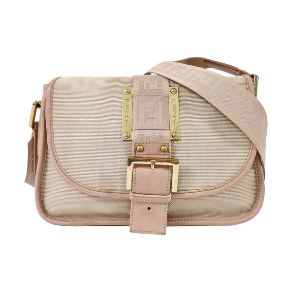 Canvas Shoulder Bag Beige