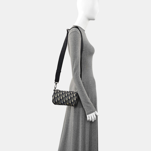 Roller Mini Oblique Fabric Black