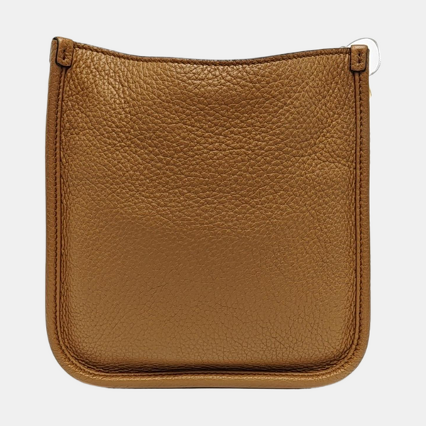 Calfskin Shoulder Bag Mini Brown