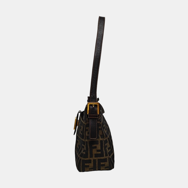 Canvas Shoulder Bag Brown