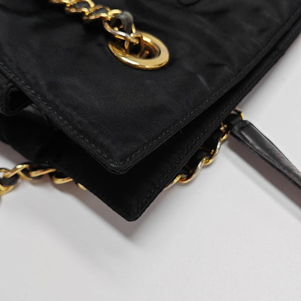 Nylon Tote Bag Black