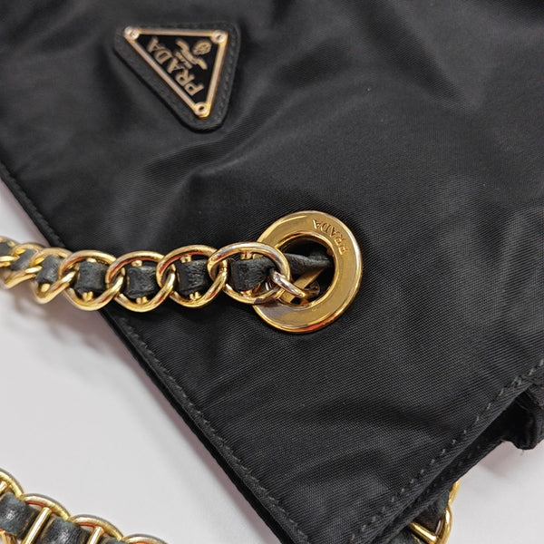 Nylon Tote Bag Black