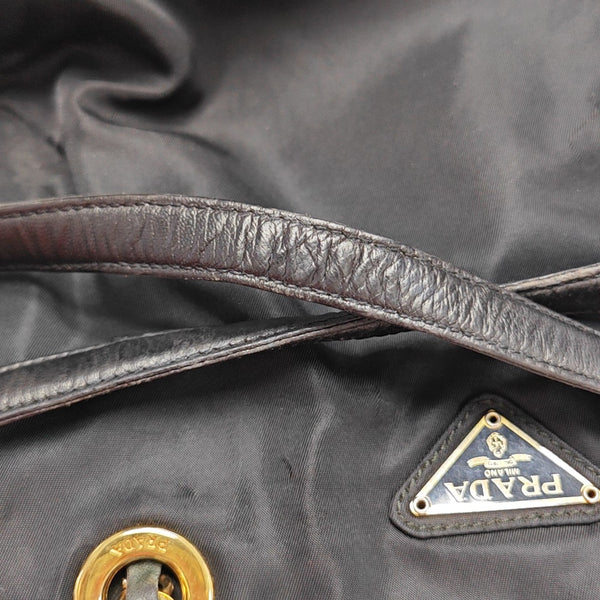 Nylon Tote Bag Black
