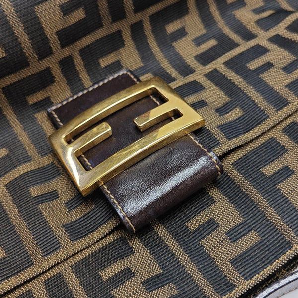 Canvas Shoulder Bag Brown