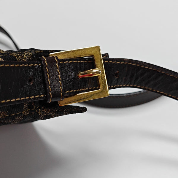 Canvas Shoulder Bag Brown