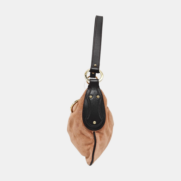 Suede Shoulder Bag Pink