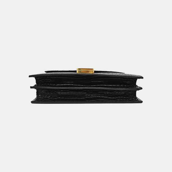 CASSANDRA Medium Calfskin Black