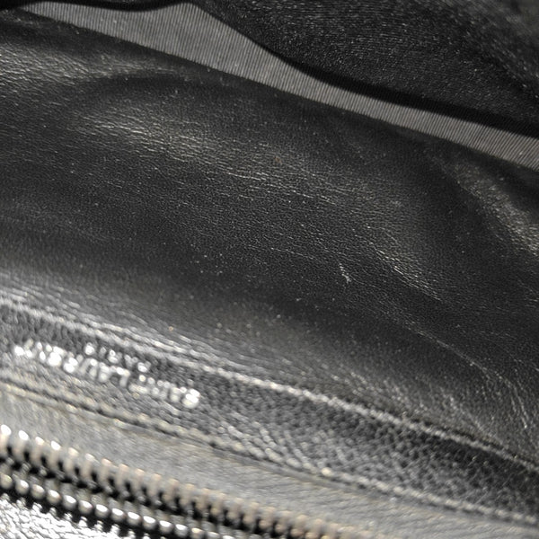 COLLEGE Medium Chevron Lambskin Black
