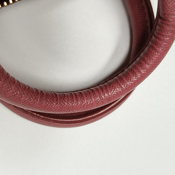 Saffiano Calfskin Shoulder Bag Pink