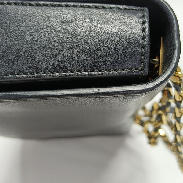 Calfskin Crossbody Bag Black