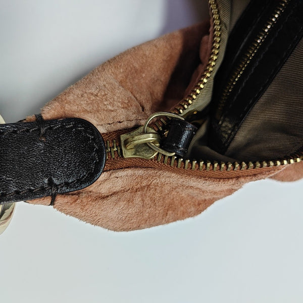 Suede Shoulder Bag Pink