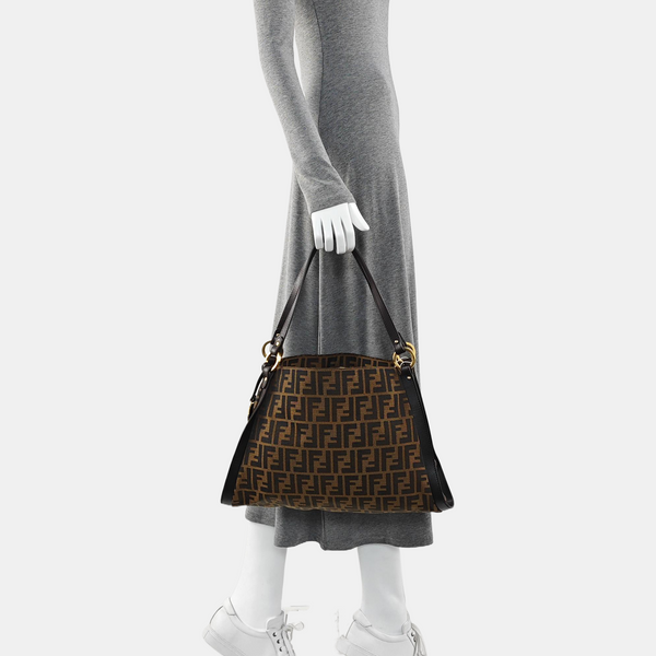 Canvas Shoulder Bag Brown