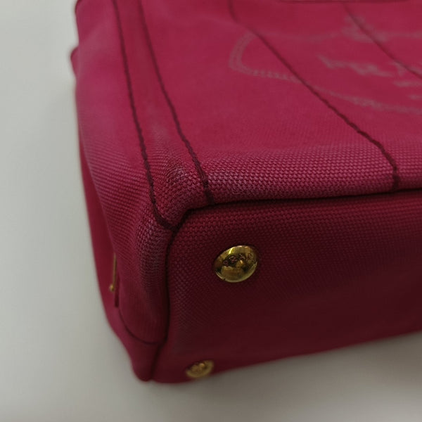 Denim Quilted Canvas Red