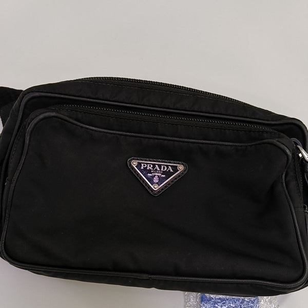Nylon Belt Bag Black