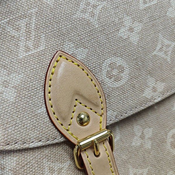 Monogram Coated Canvas Beige