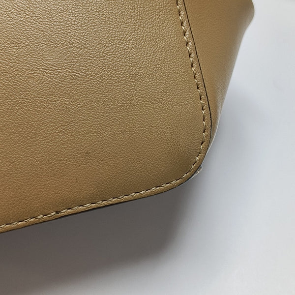 Calfskin Shoulder Bag Brown