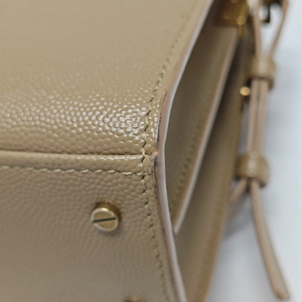 CASSANDRA Mini Calfskin Beige