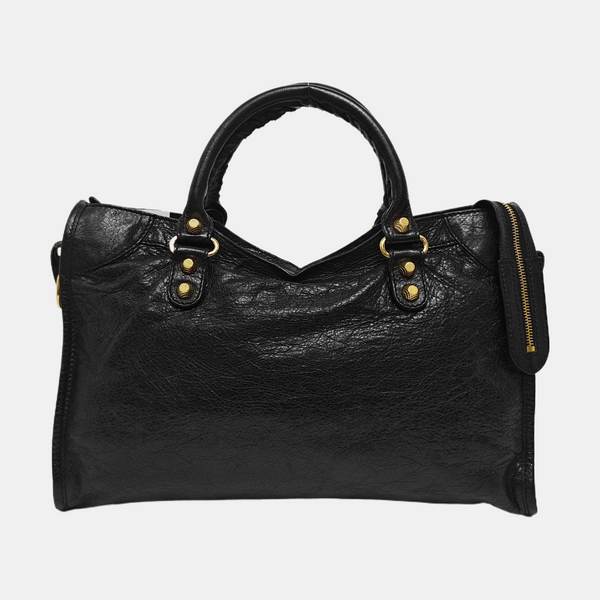 Classic City Medium Lambskin Black