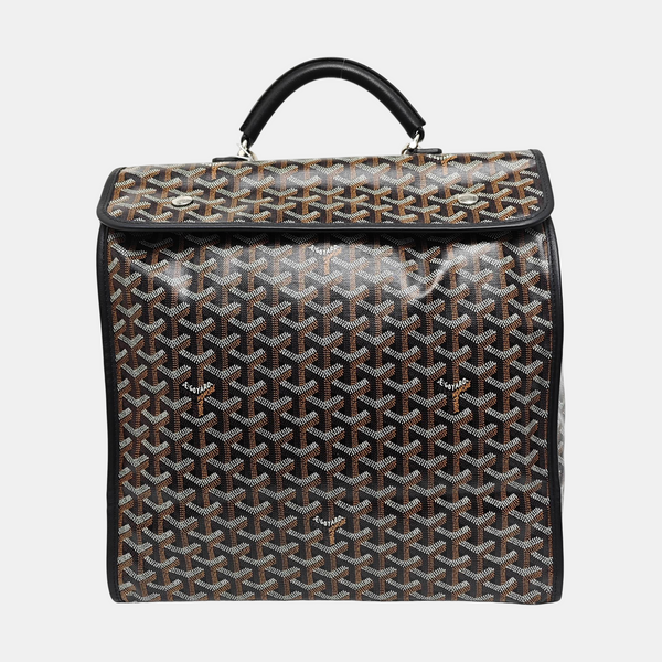 Saint Léger Coated Canvas Black