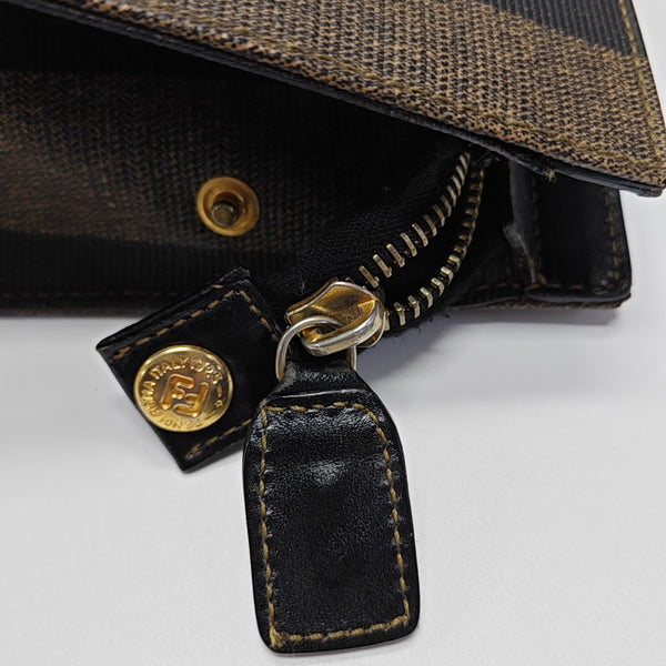 Coated Canvas Crossbody Bag Multicolor