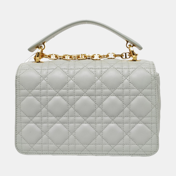 Jolie Cannage Calfskin Green