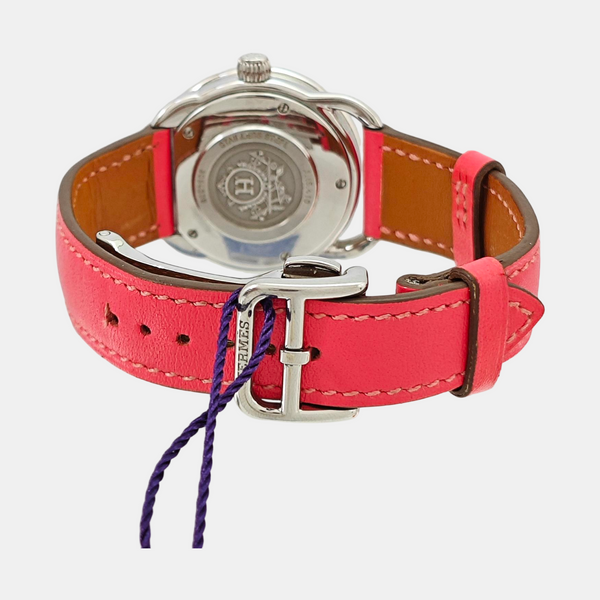Arceau 32mm White Automatic Watch