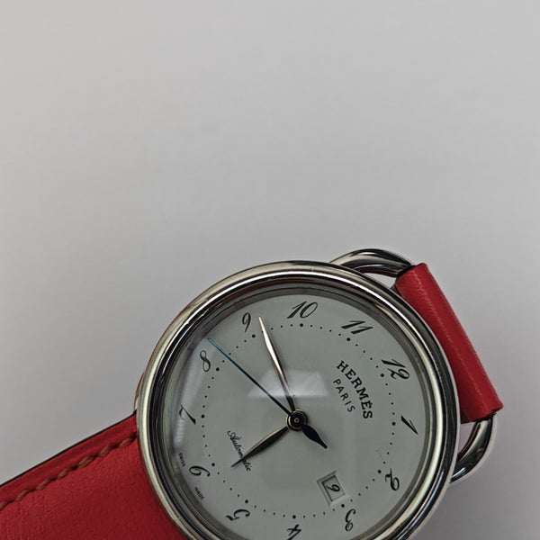 Arceau 32mm White Automatic Watch
