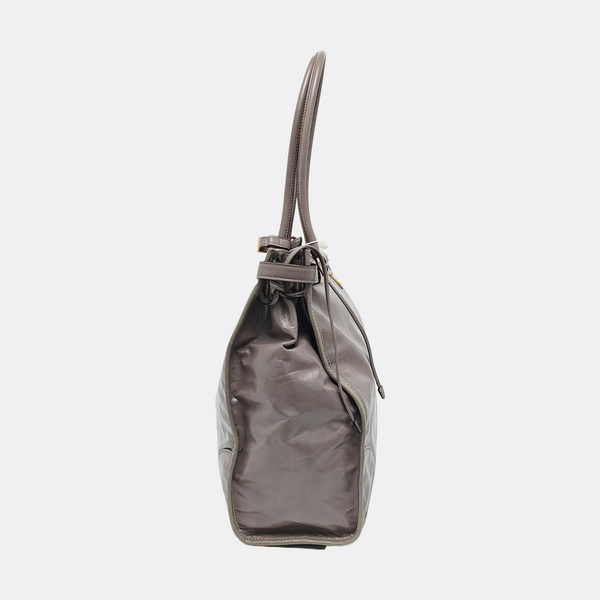 Bonnie Large Calfskin Gray