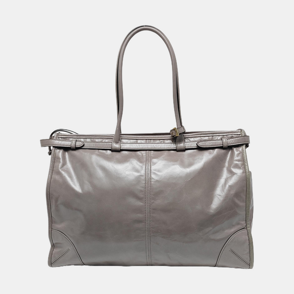 Bonnie Large Calfskin Gray