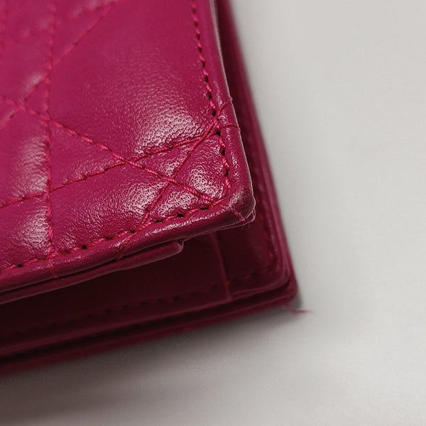 Lady Dior Medium Quilted Lambskin Red