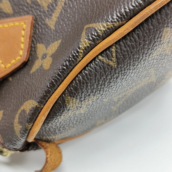 SPEEDY Nano Monogram Coated Canvas Brown