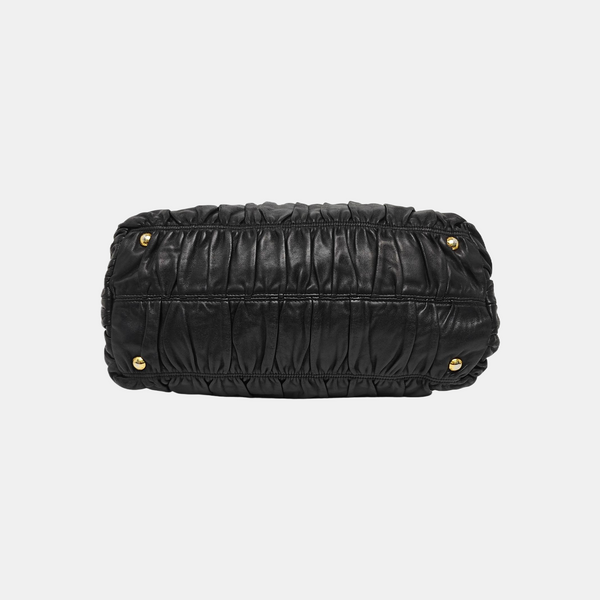 Gaufre Quilted Lambskin Black