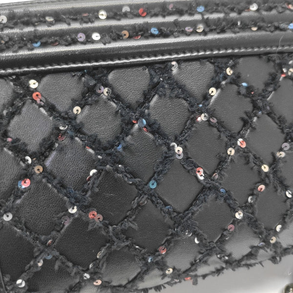 BOY CHANEL Small Quilted Lambskin Black