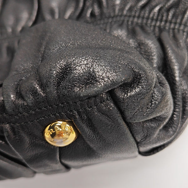 Gaufre Quilted Lambskin Black
