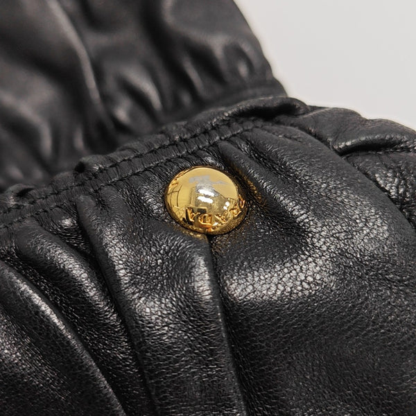Gaufre Quilted Lambskin Black