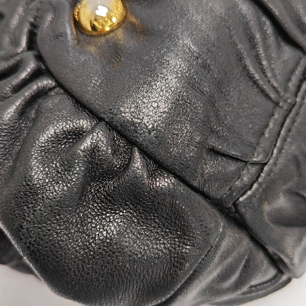 Gaufre Quilted Lambskin Black