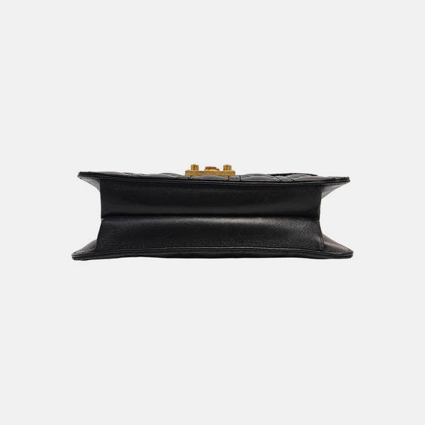 Dioraddict Cannage Calfskin Black