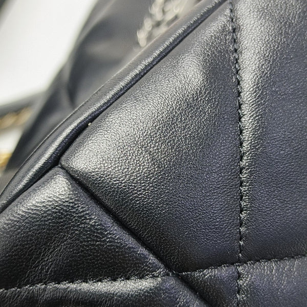 CHANEL 19 Medium Quilted Lambskin Black