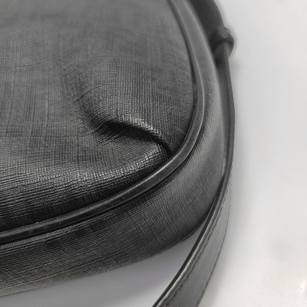 Coated Canvas Shoulder Bag Gray