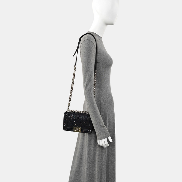 BOY CHANEL Small Quilted Lambskin Black